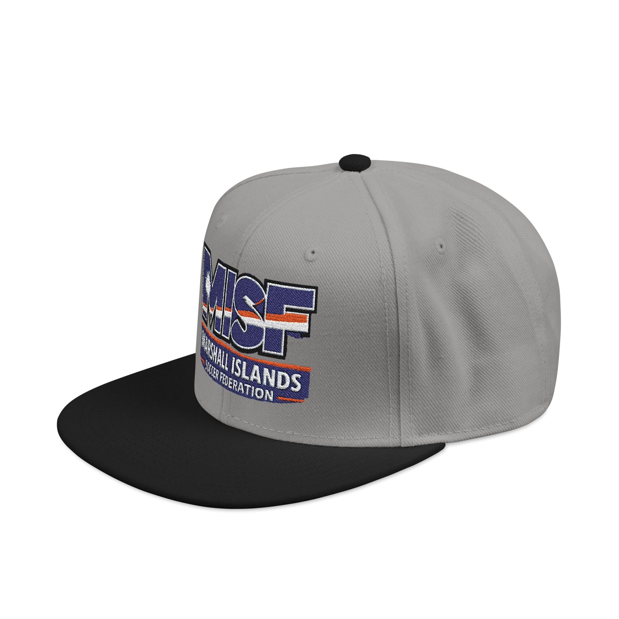 Snapback Flat-Billed Cap MISF Flag Logo