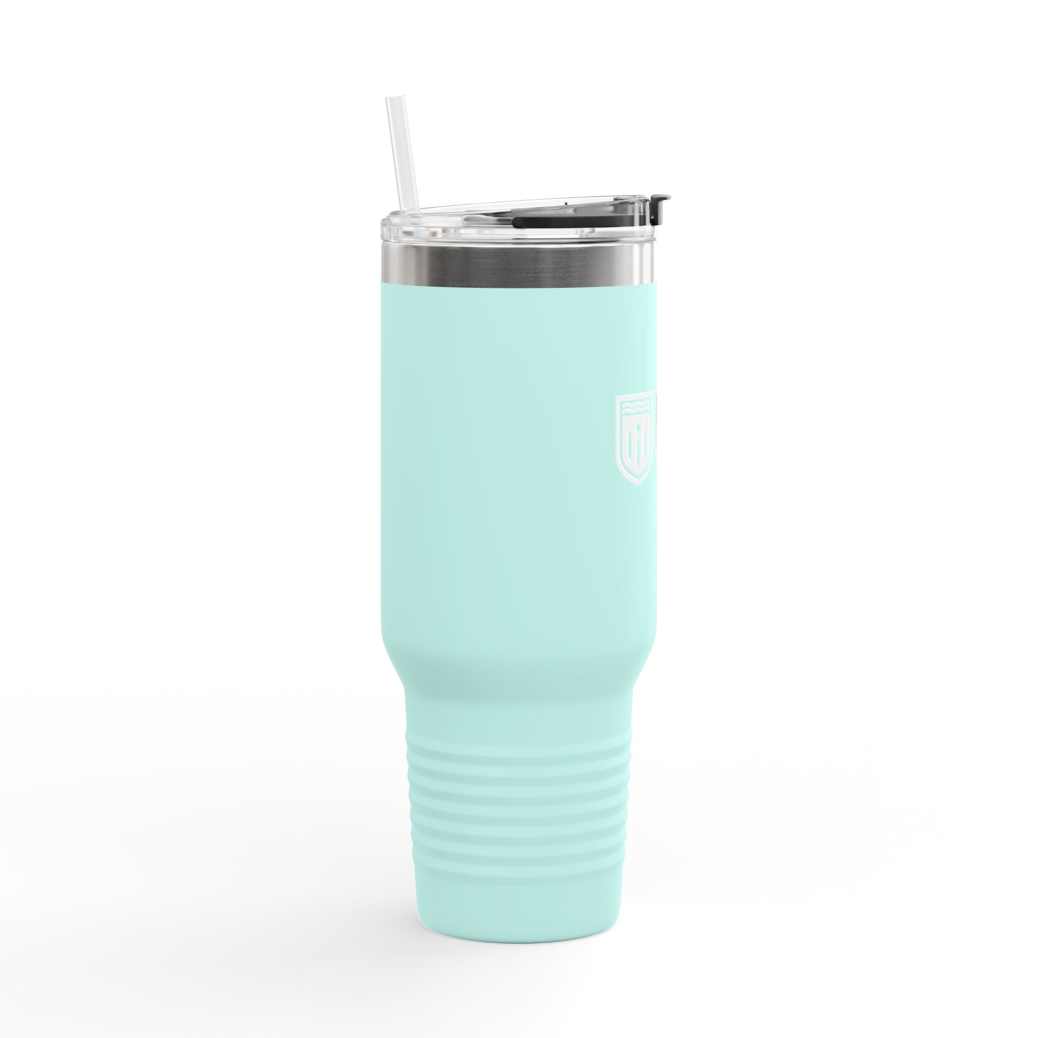 MISF 40oz Insulated Travel Mug — Large Stainless Steel Tumbler with Straw & Handle