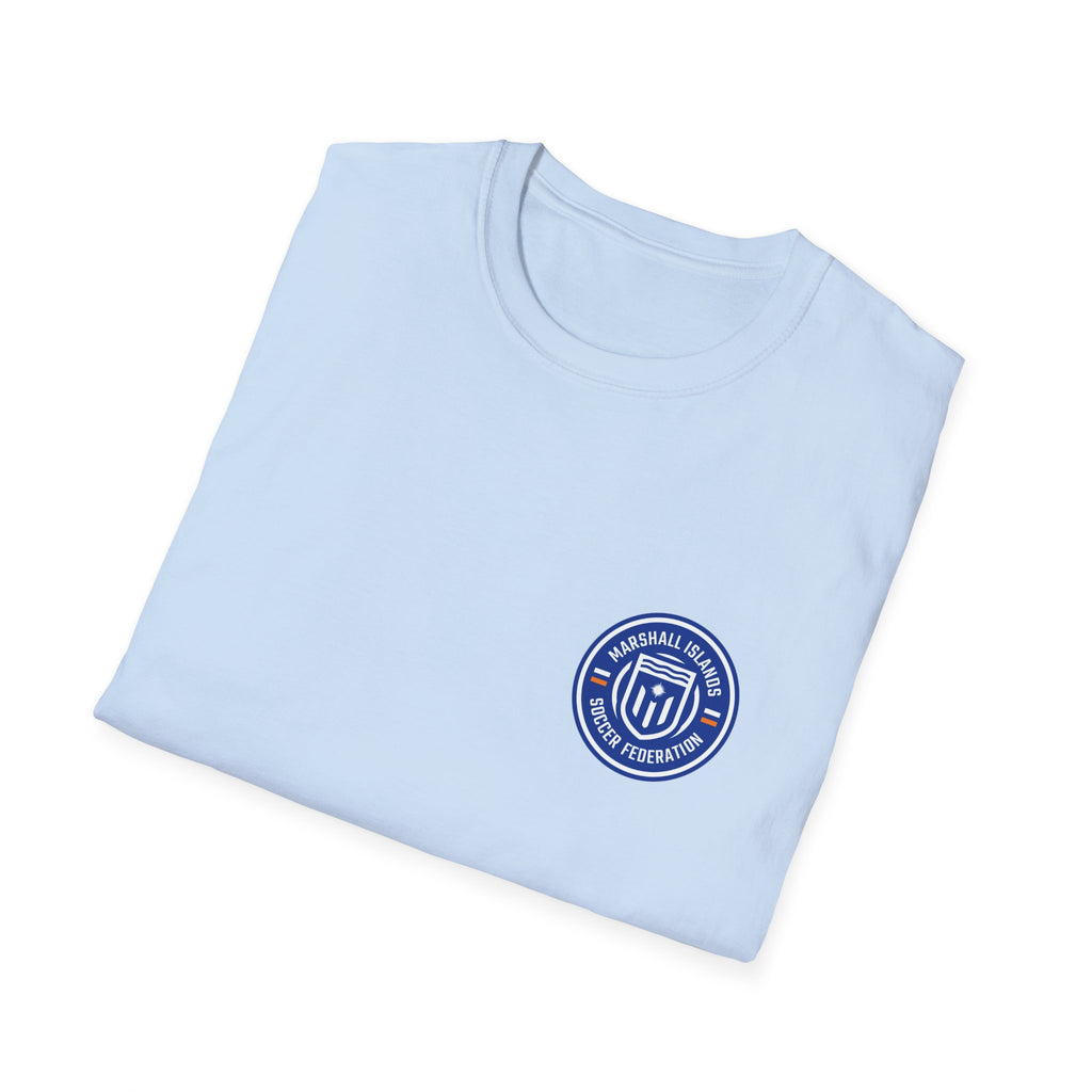 Marshall Islands Soccer Federation Tee — MISF Flag Logo T-Shirt