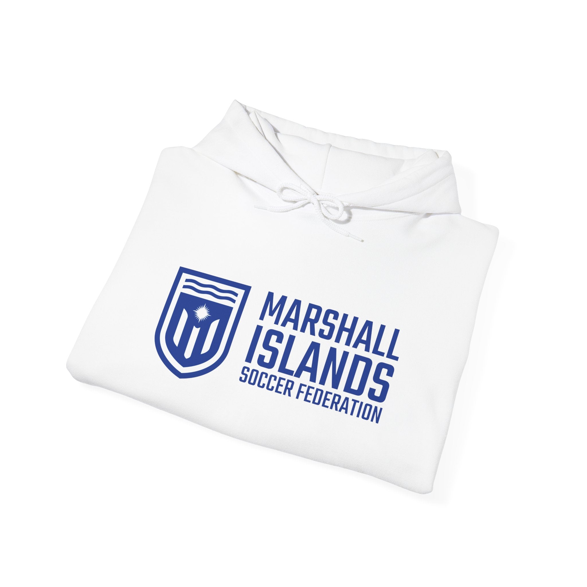 Marshall Islands Soccer Hoodie — "Play with Passion" Federation Logo