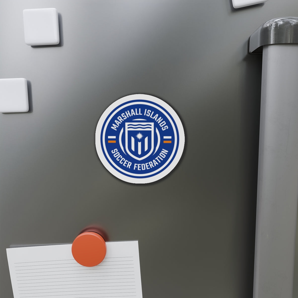 Marshall Islands Soccer Federation Die-Cut Magnet