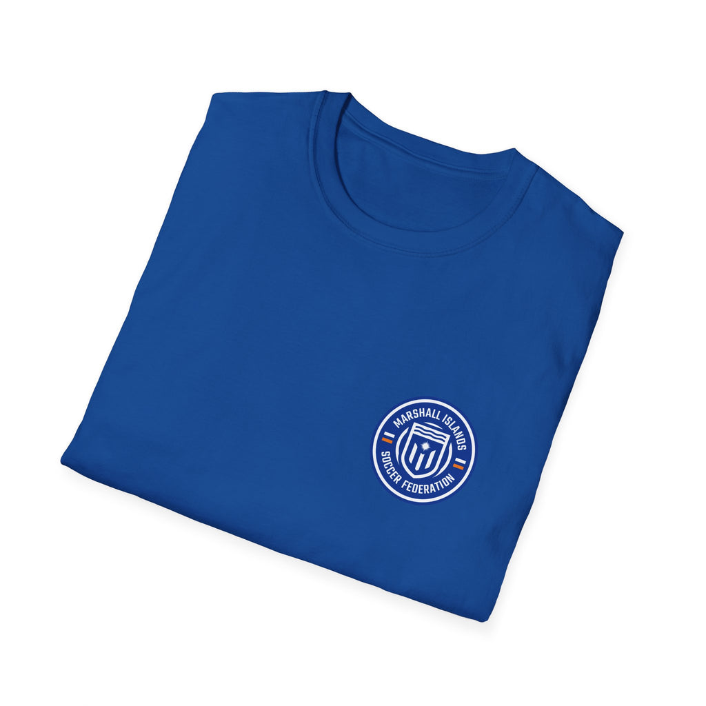 Marshall Islands Soccer Federation Tee — MISF Flag Logo T-Shirt
