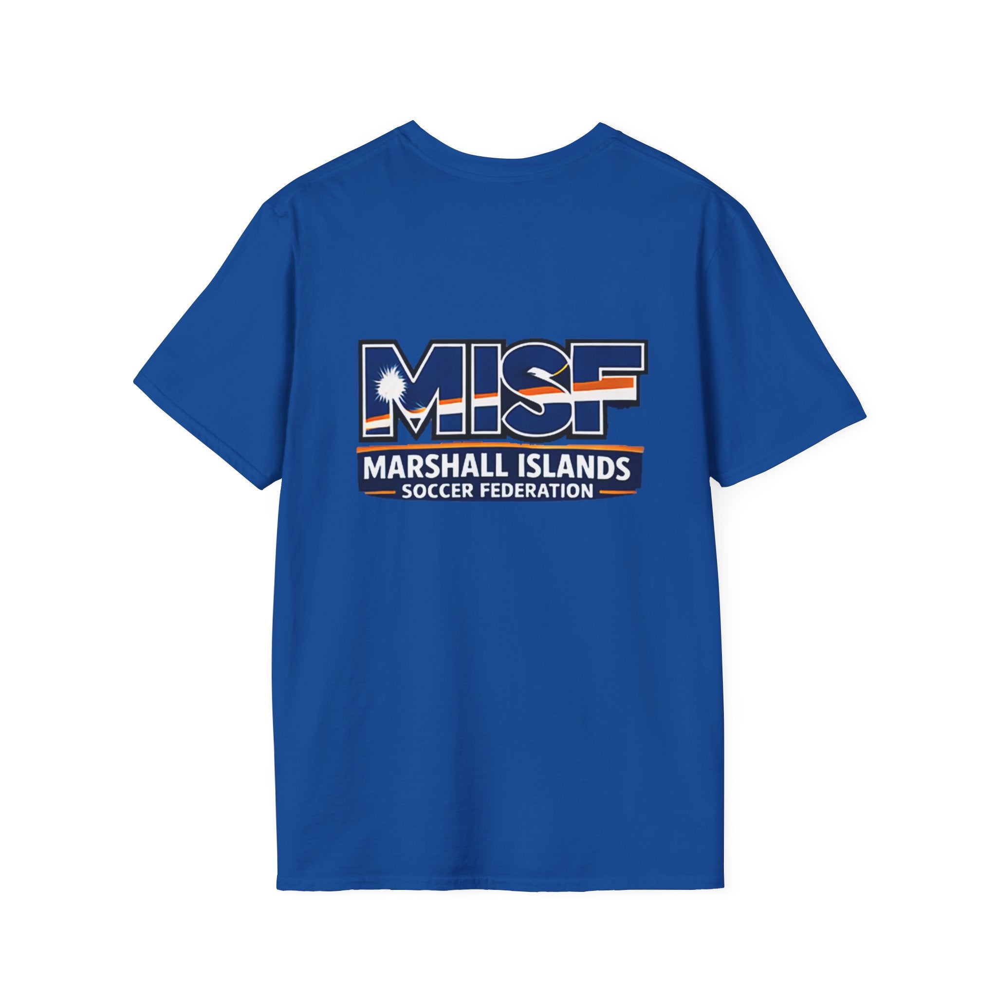 Marshall Islands Soccer Federation Tee — MISF Flag Logo T-Shirt