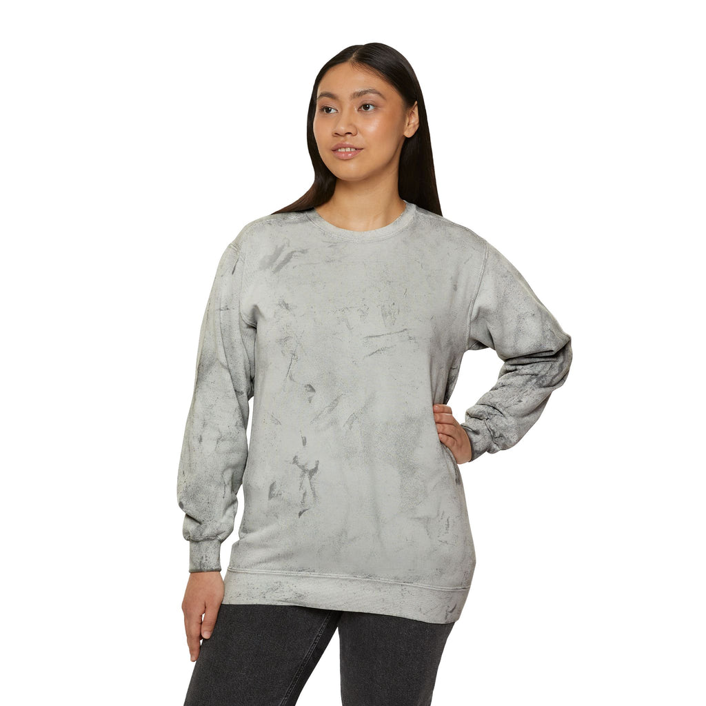 Marshall Islands Crewneck Sweatshirt – Marble Dye Casual Pullover