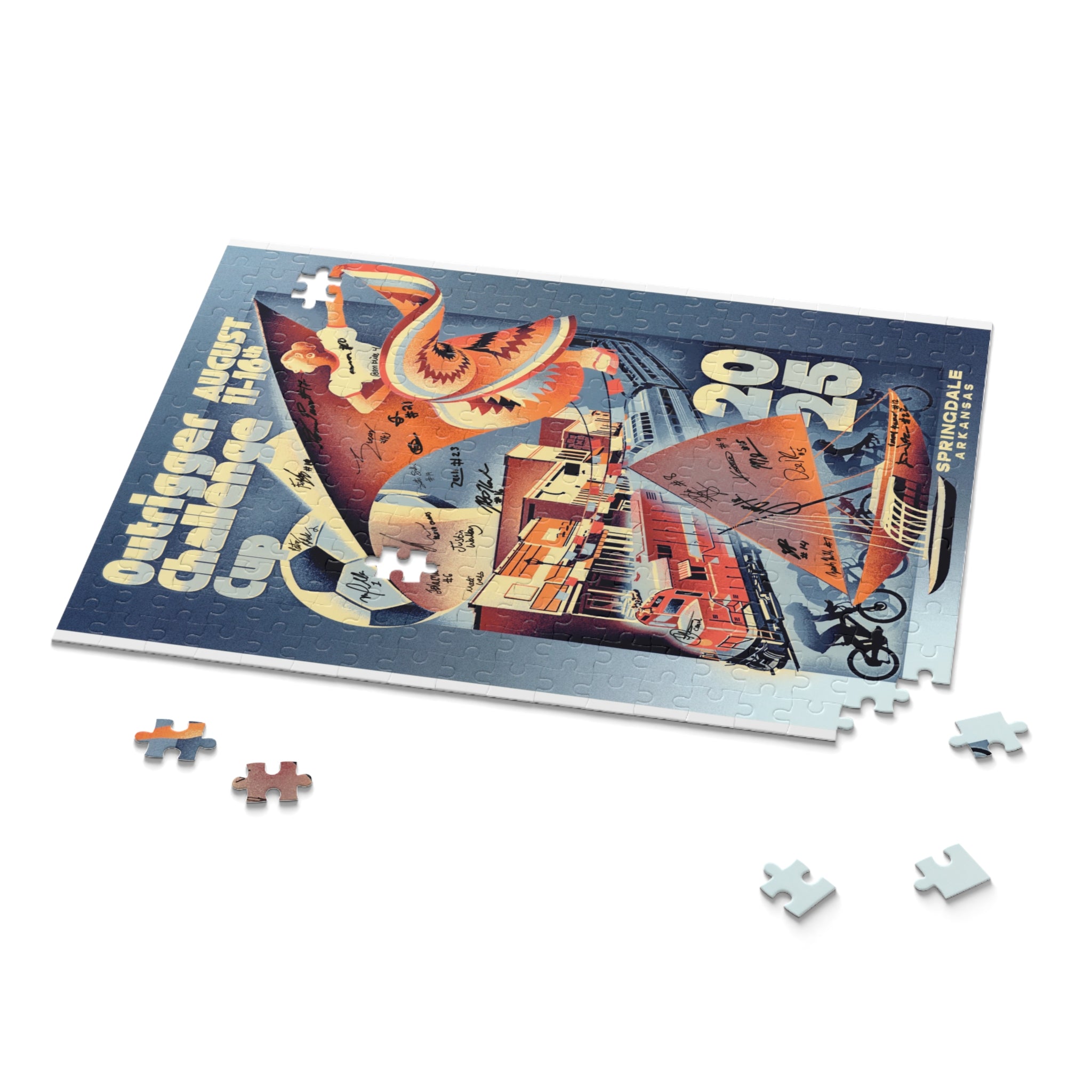 Outrigger Challenge Cup 2025 MISF Vintage Poster Puzzle — 500/252/120-Piece