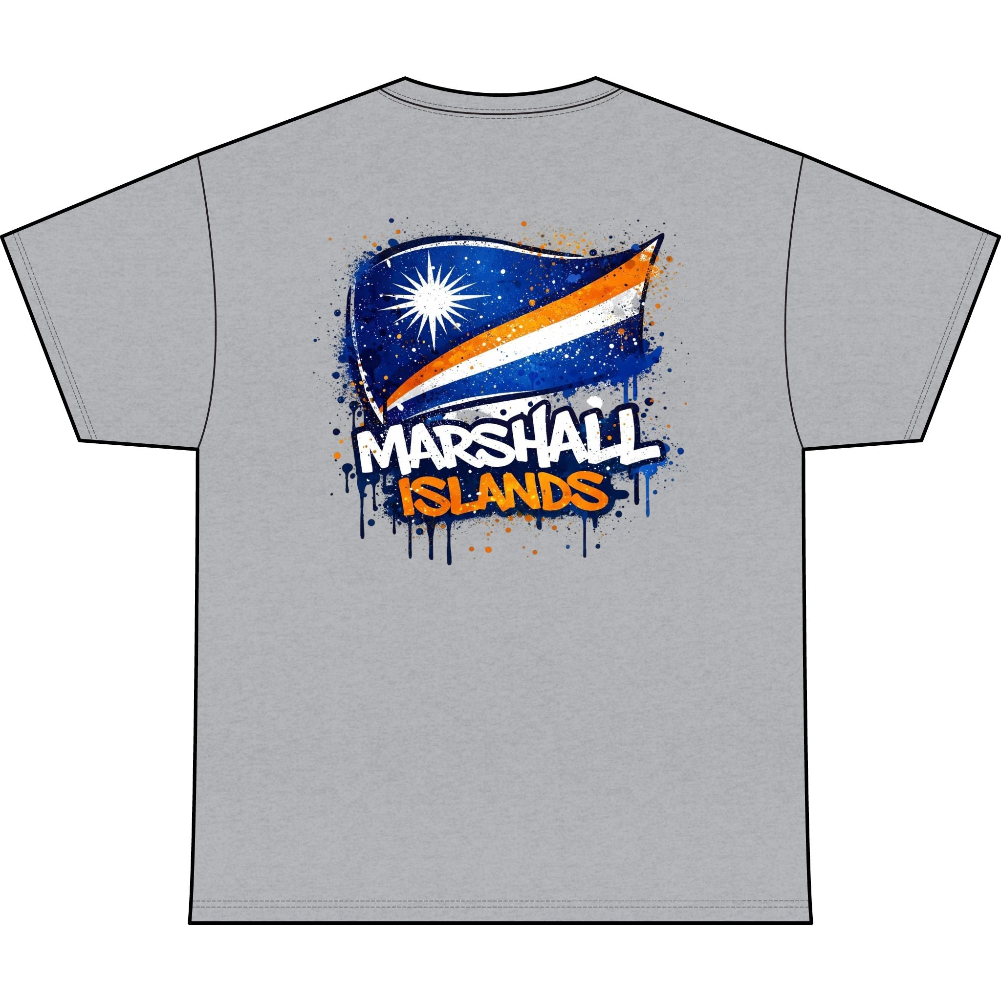 Marshall Islands Flag Graphic Tee — Tropical Pride T‑Shirt