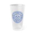 Frosted 16oz Pint Glass with MISF Blue Crest Logo