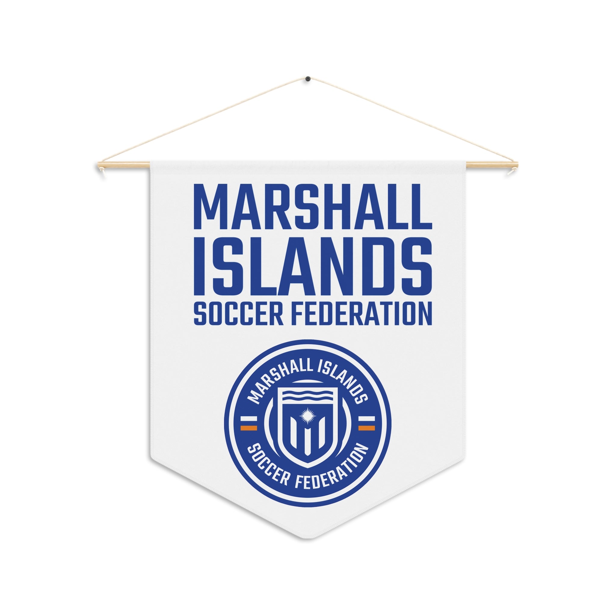 Marshall Islands Soccer Federation Pennant – Team Banner Wall Flag