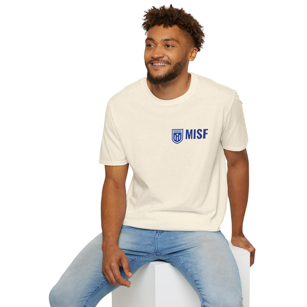 MISF T-Shirt — MISF Secondary Logo & Tropical Soccer Graphic
