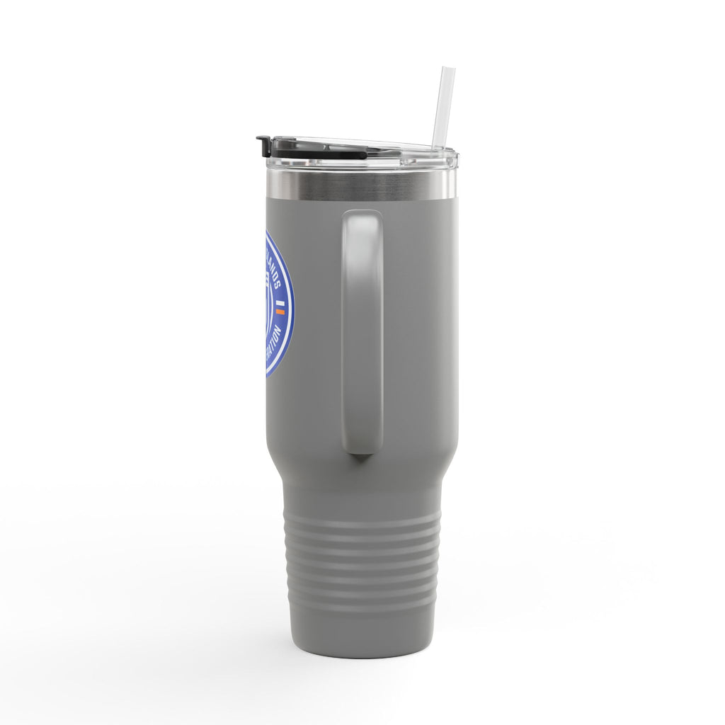 Marshall Islands Soccer Federation 40oz Insulated Travel Mug