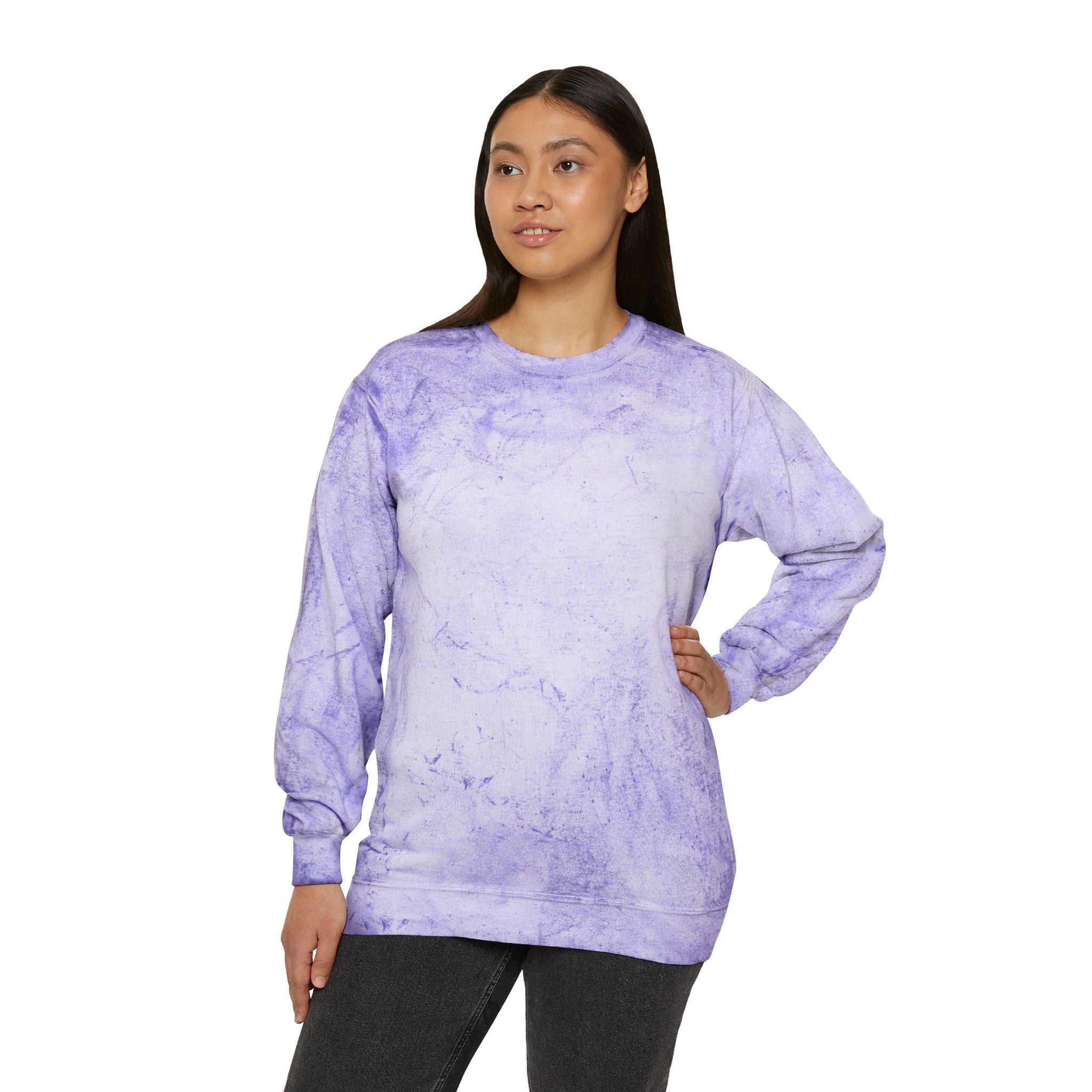 Marshall Islands Crewneck Sweatshirt – Marble Dye Casual Pullover