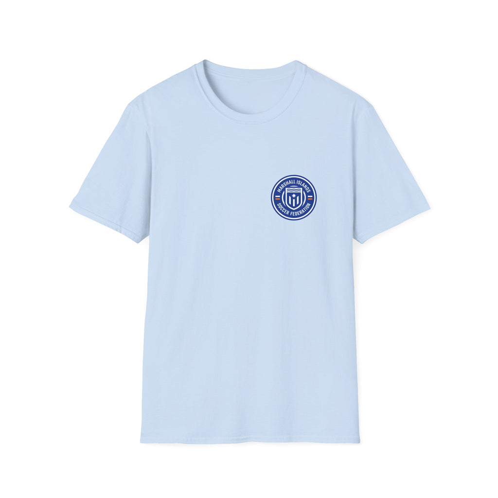 Marshall Islands Soccer Federation Tee — MISF Flag Logo T-Shirt