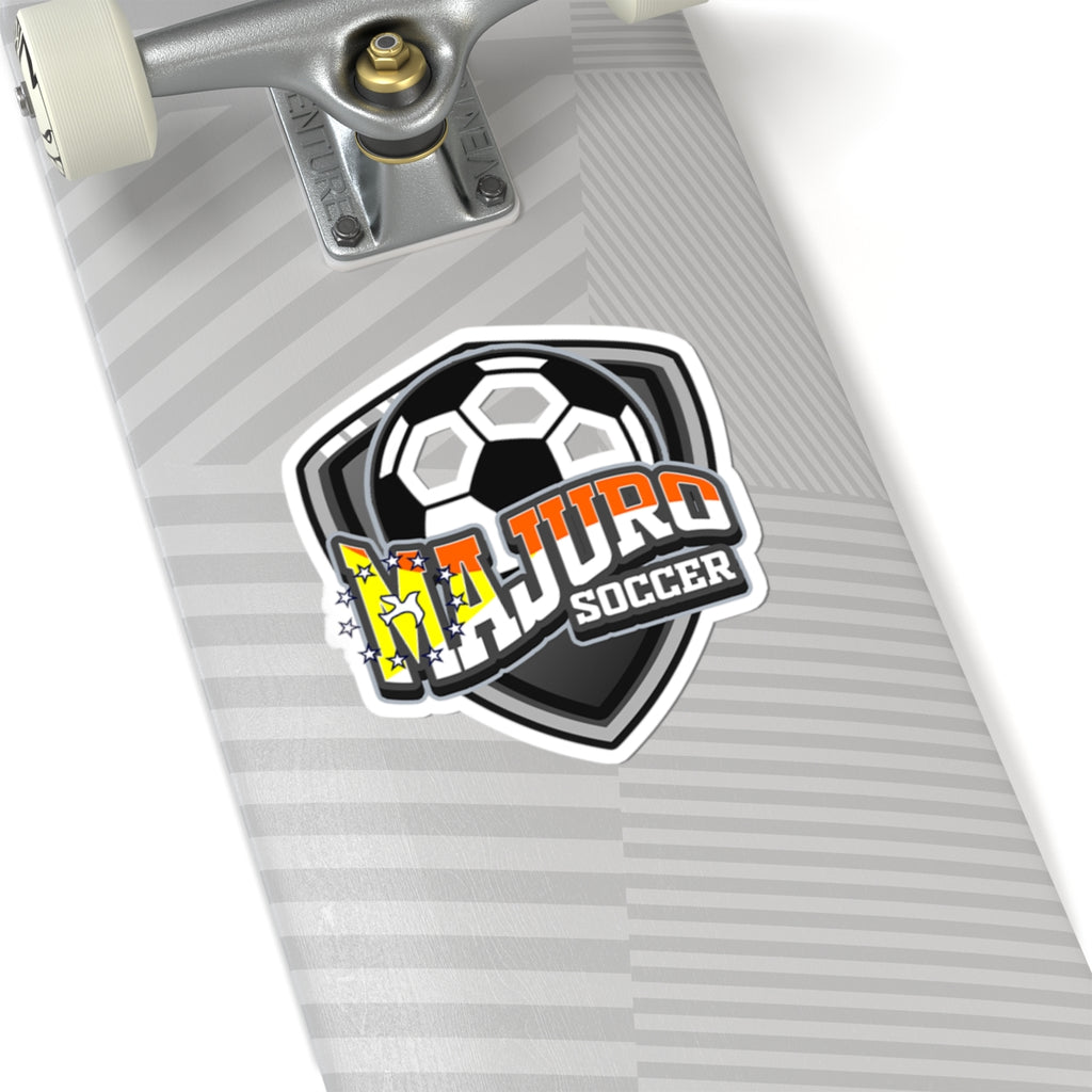 Majuro Soccer Sticker — Kiss-Cut Soccer Logo Decal