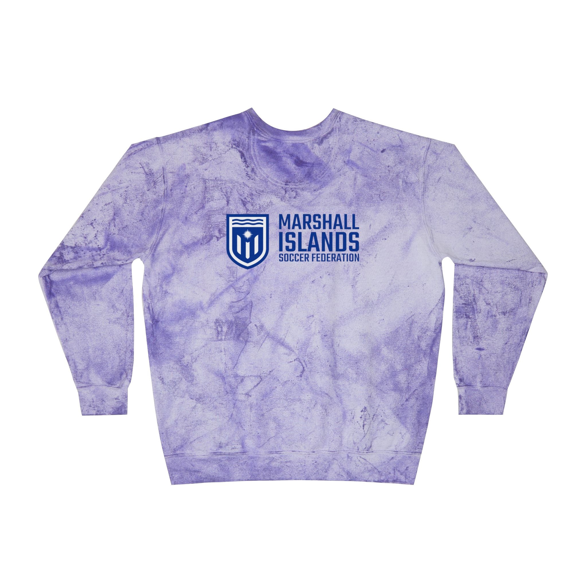 Marshall Islands Crewneck Sweatshirt – Marble Dye Casual Pullover