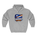 Marshall Islands Graffiti Flag Zip Hoodie — Marshall Islands Pride Full-Zip Sweatshirt