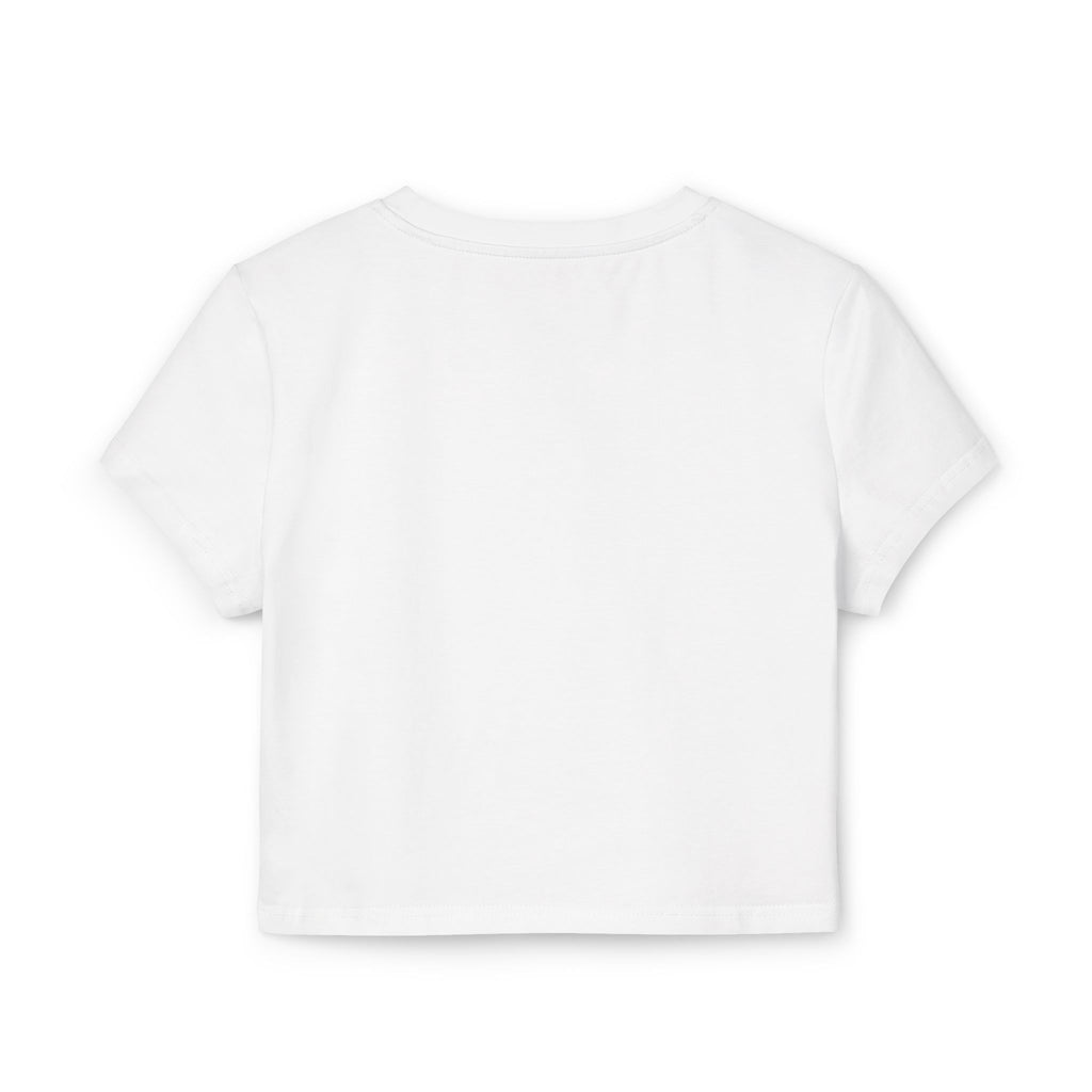 Marshall Islands Soccer Federation Women’s Baby Tee — Tropical Soccer Graphic Crop Top