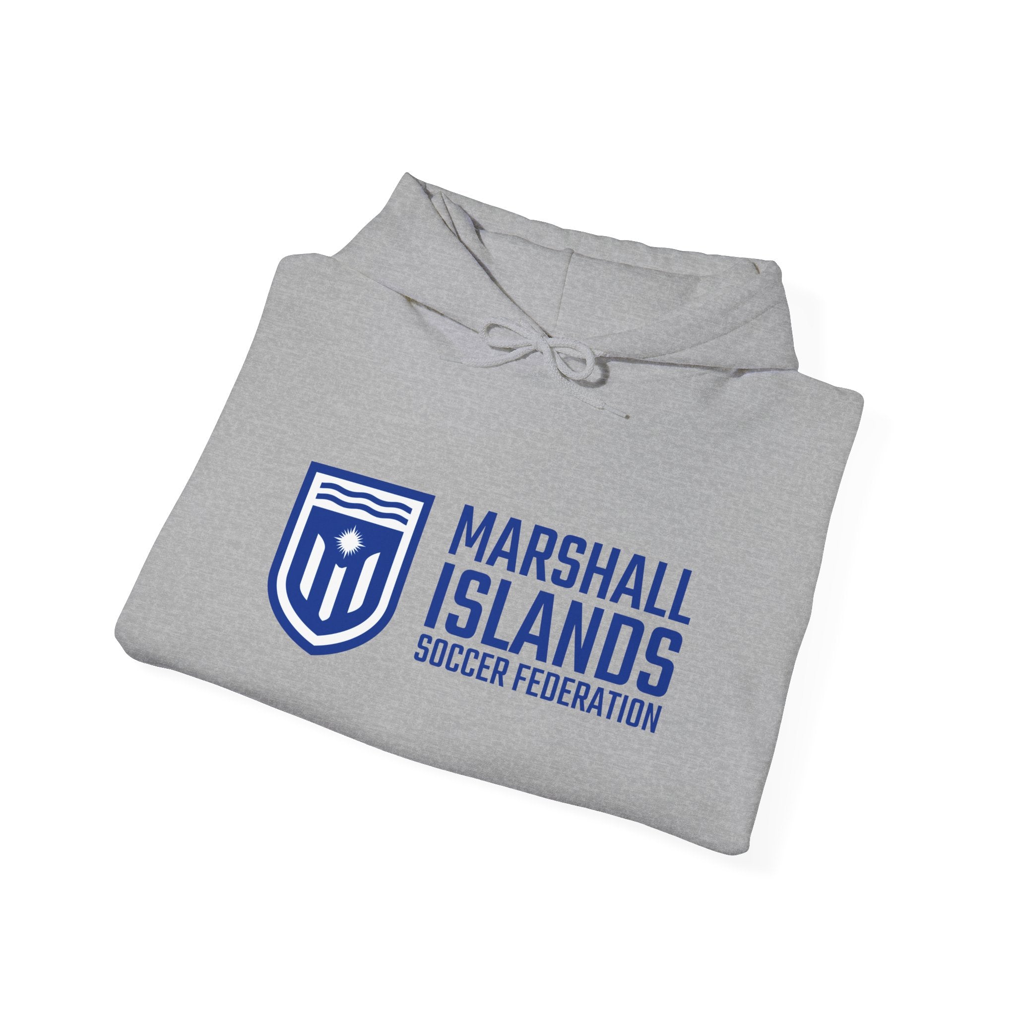 Marshall Islands Soccer Hoodie — "Play with Passion" Federation Logo