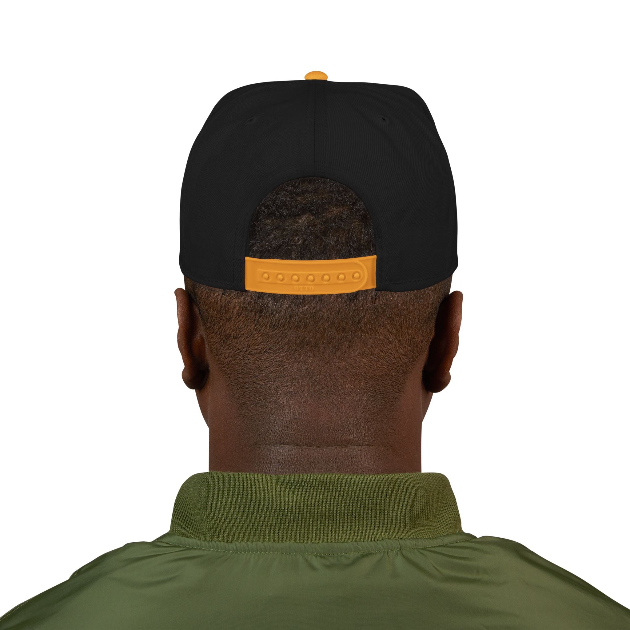 Snapback Flat-Billed Cap MISF Flag Logo