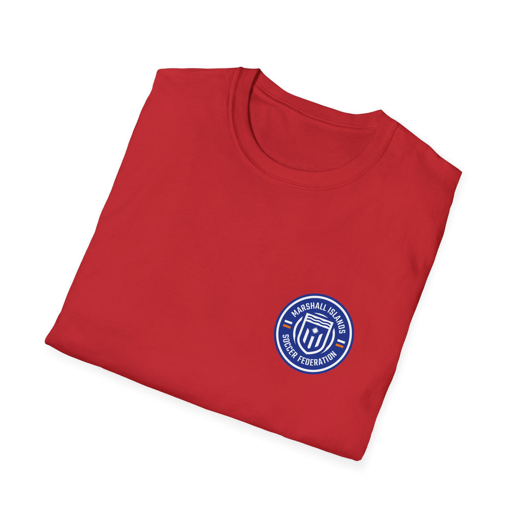 Marshall Islands Soccer Federation Tee — MISF Flag Logo T-Shirt