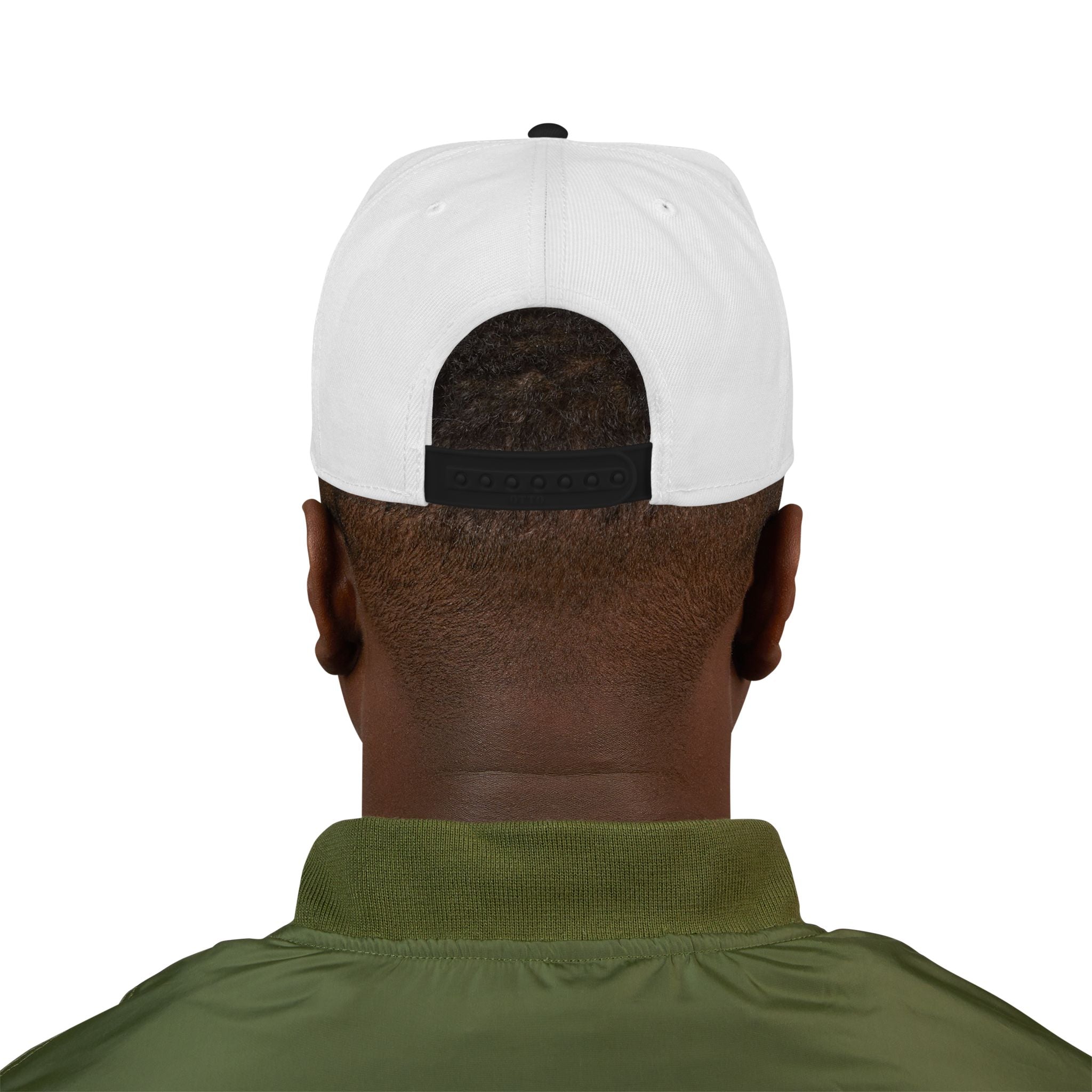 Snapback Flat-Billed Cap MISF Flag Logo