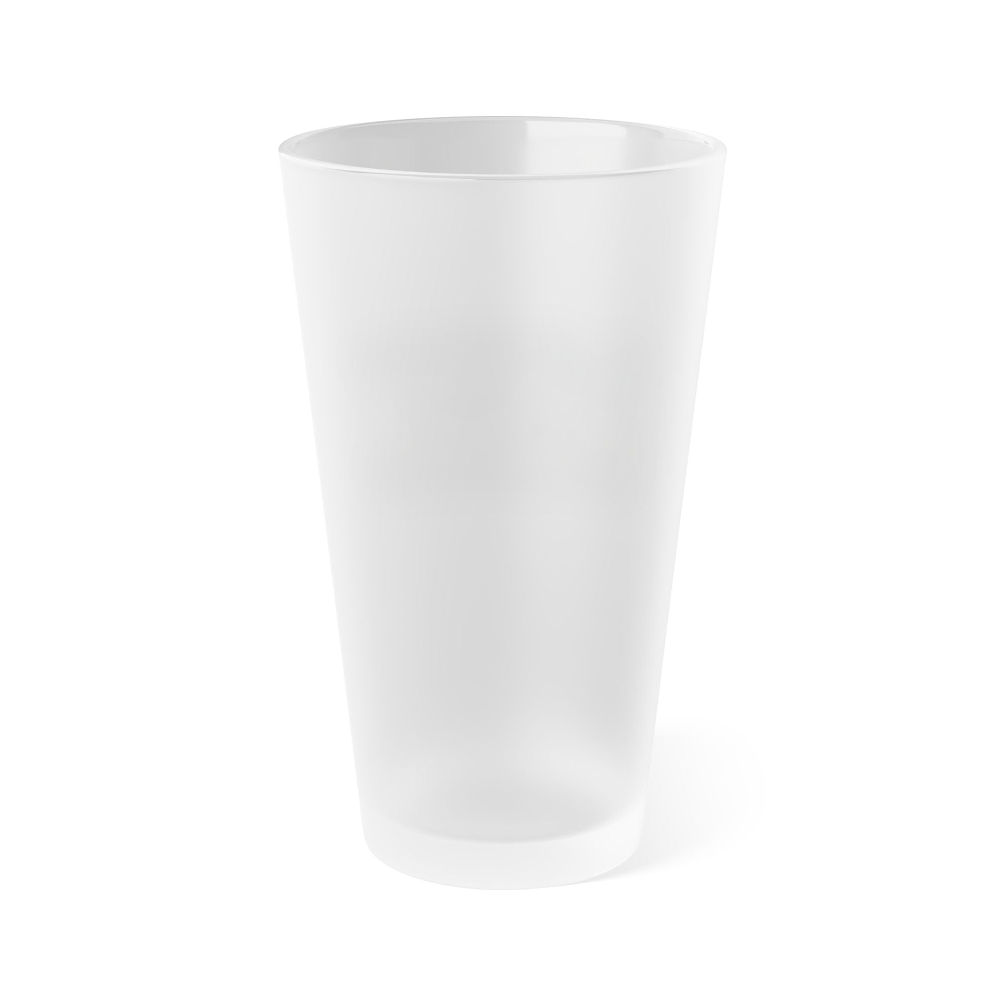 Frosted Pint Glass – Marshall Islands Flag Logo 16oz