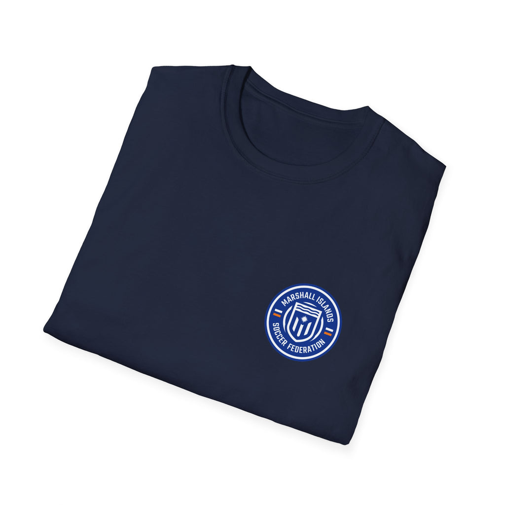 Marshall Islands Soccer Federation Tee — MISF Flag Logo T-Shirt