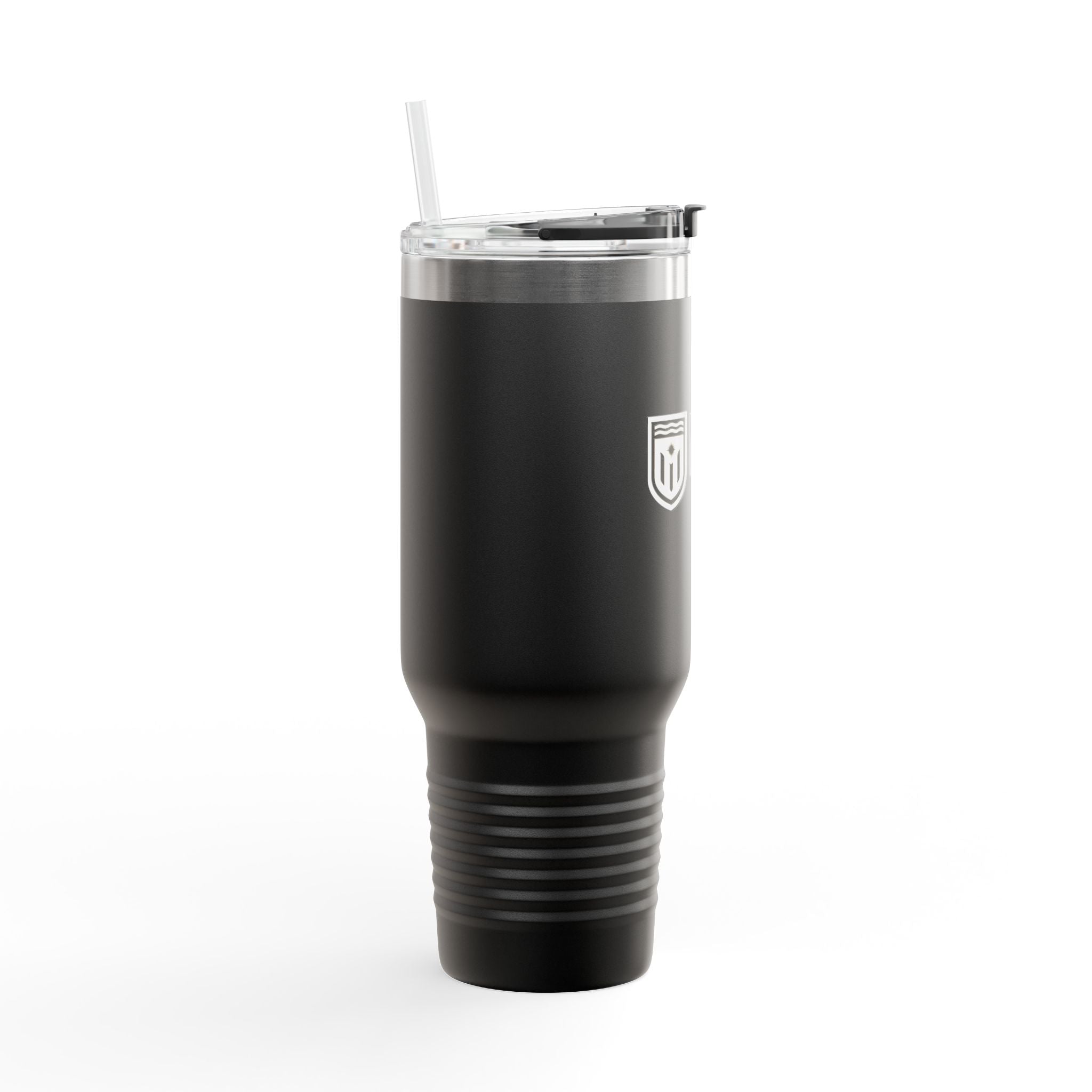 MISF 40oz Insulated Travel Mug — Large Stainless Steel Tumbler with Straw & Handle