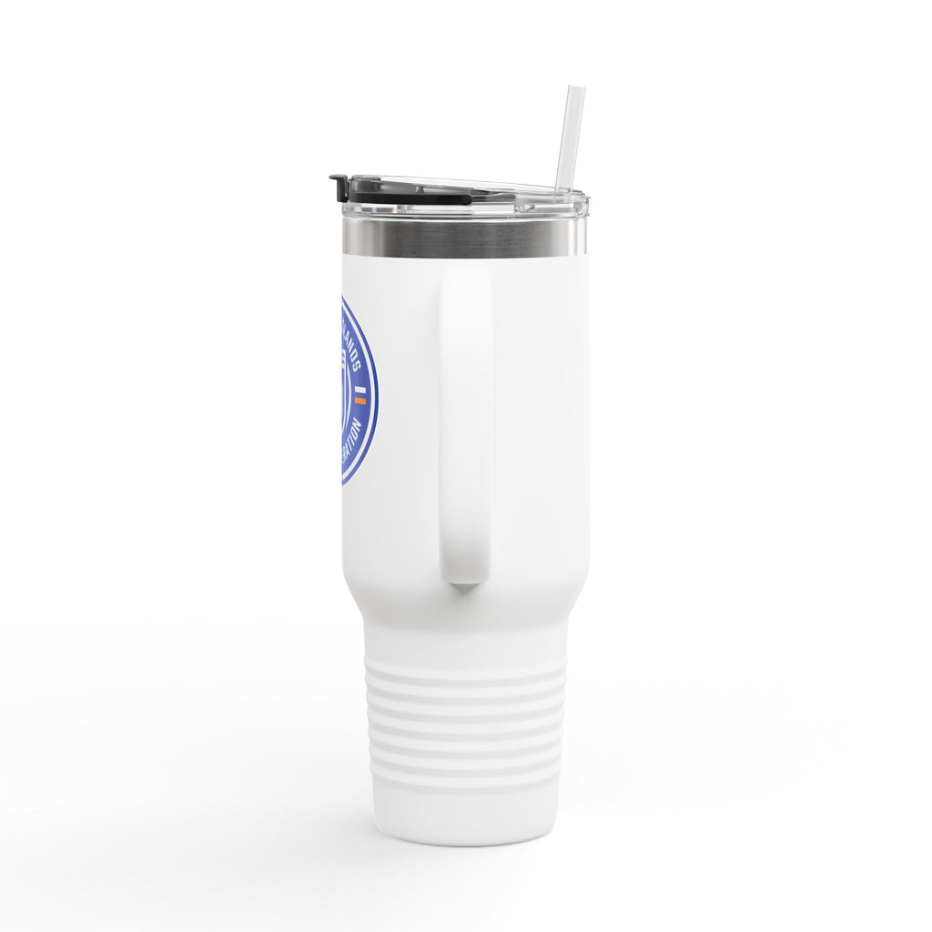 Marshall Islands Soccer Federation 40oz Insulated Travel Mug